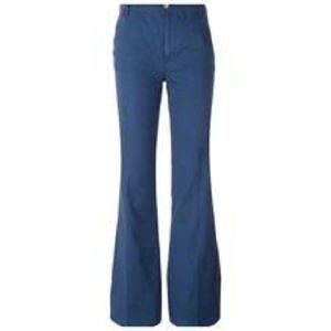 Blue Flared Pants from Tory Burch